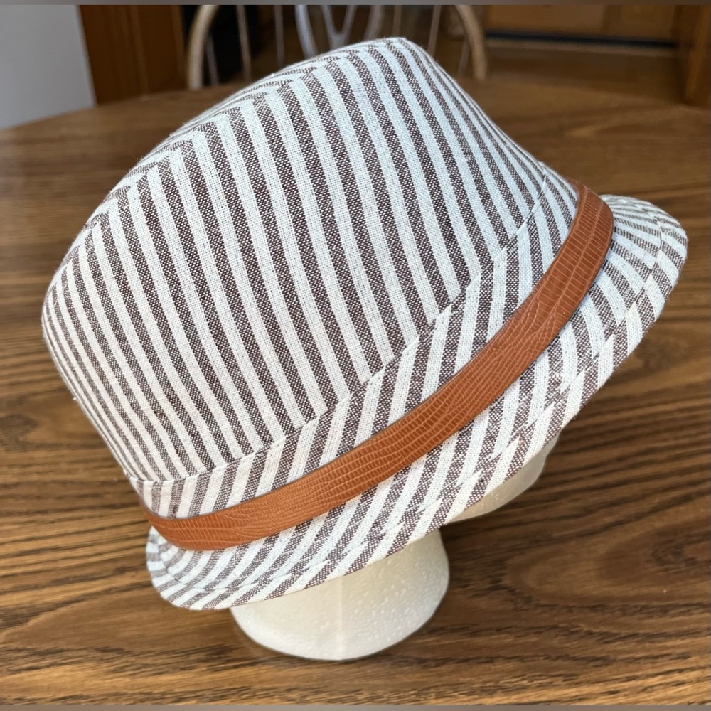 BDG Urban Outfitters Ladies Fedora Brown & Beige Preloved - Picture 5 of 7